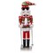 Ornativity Christmas Skier Man Nutcracker &#x2013; Red and Green Wooden Nutcracker Guy with Ugly Sweater and Ski Sticks in Skiing Pose Xmas Themed Holiday Nut Cracker Doll Figure Decorations